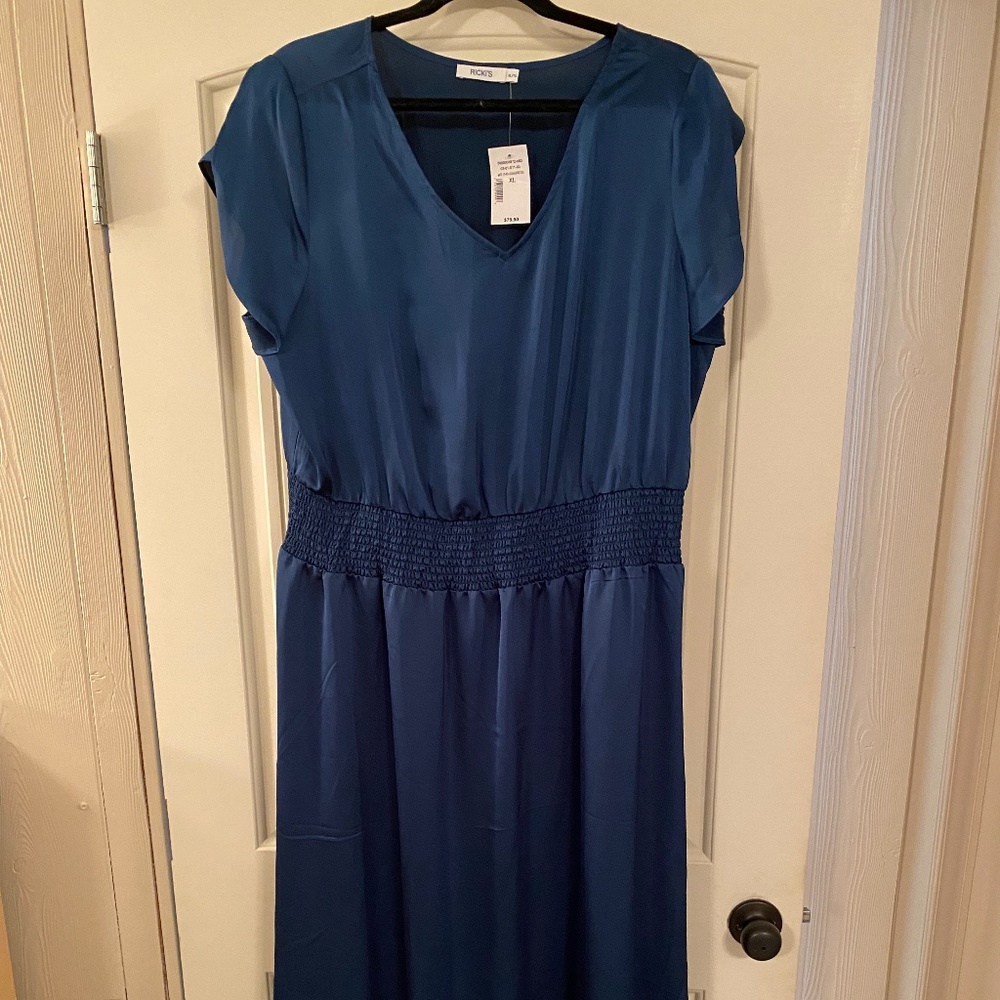 Satin maxi dress
